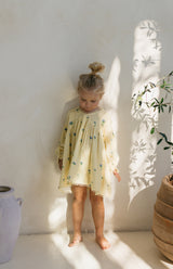 NOELLE DRESS - BELLE FLEUR LEMON