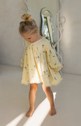 NOELLE DRESS - BELLE FLEUR LEMON