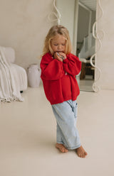 BOW ME OVER KNIT - RED