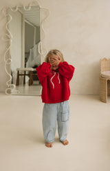 BOW ME OVER KNIT - RED