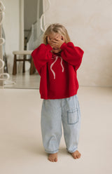 BOW ME OVER KNIT - RED