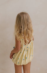 GOLDIE ROMPER - BELLE FLEUR LEMON