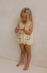 GOLDIE ROMPER - BELLE FLEUR LEMON