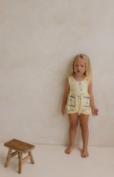 GOLDIE ROMPER - BELLE FLEUR LEMON