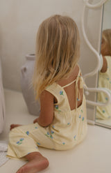 GOLDIE JUMPSUIT - BELLE FLEUR LEMON