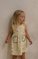 GOLDIE DRESS - BELLE FLEUR LEMON