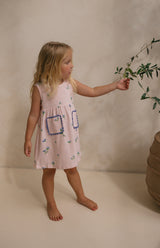 GOLDIE DRESS - BELLE FLEUR BLUSH