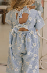 CORA JUMPSUIT - CELESTE BLUE