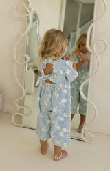 CORA JUMPSUIT - CELESTE BLUE
