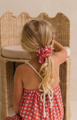 MINI SCRUNCHIE - CAPRI GINGHAM