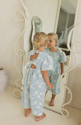 CORA JUMPSUIT - CELESTE BLUE