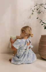 CORA DRESS - CELESTE BLUE