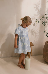 CORA DRESS - CELESTE BLUE