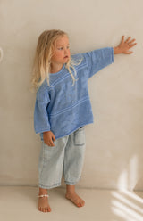 INDIA CROCHET TOP - AZURE