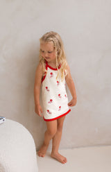 BIRDIE HALTER DRESS - LE JARDIN