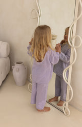 FLORA CROCHET PANT - LILAC