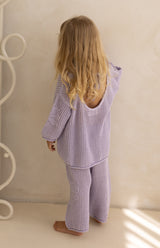 FLORA CROCHET PANT - LILAC