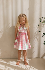ROSIE DRESS - CHERRY POLKA