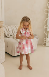 ROSIE DRESS - CHERRY POLKA