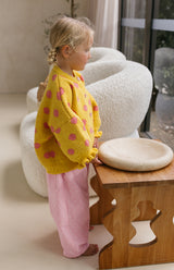 DOT CARDIGAN - MARIGOLD