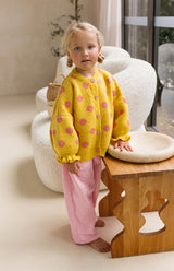 DOT CARDIGAN - MARIGOLD