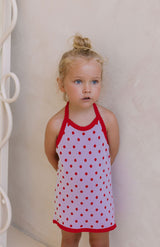BIRDIE HALTER DRESS - CHERIE DOTTIE