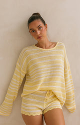 MAMA BUTTERCUP STRIPE KNIT