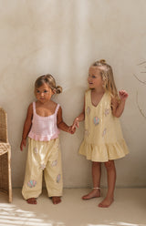 LITTLE COVE DRESS - BUTTER