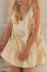 LITTLE COVE DRESS - BUTTER