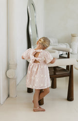 CORA DRESS - CELESTE BLUSH