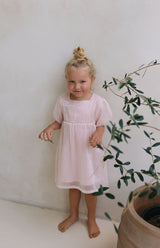 CORA DRESS - BLUSH SPARKLE