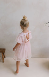CORA DRESS - BLUSH SPARKLE