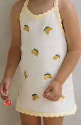 BIRDIE HALTER DRESS - LIMONE