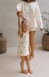 BIRDIE HALTER DRESS - LIMONE