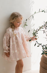 NOELLE DRESS - CELESTE BLUSH