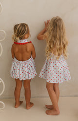 ROSIE ROMPER - ROUGE BLUE