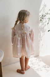 NOELLE DRESS - CELESTE BLUSH