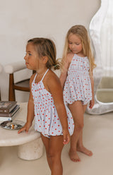 INDY ROMPER - ROUGE BLUE
