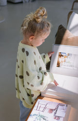 DOTTIE CARDIGAN - LEMON POLKA