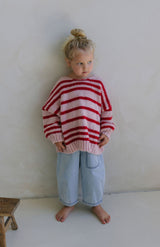 AGNES TIE BACK KNIT - POPPY