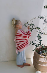 AGNES TIE BACK KNIT - POPPY