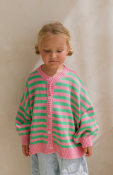 FIORA STRIPE CARDIGAN
