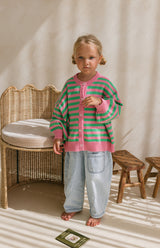 FIORA STRIPE CARDIGAN