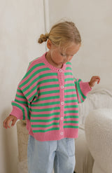 FIORA STRIPE CARDIGAN