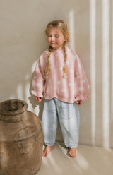 DOT CARDIGAN - BLUSH