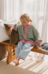 FIORA STRIPE CARDIGAN
