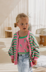 FIORA STRIPE CARDIGAN