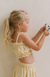 LIMON BLEU CROP & SKIRT SET