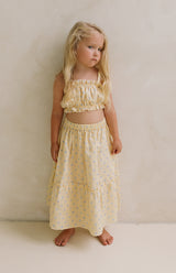LIMON BLEU CROP & SKIRT SET
