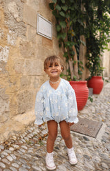 NOELLE ROMPER - CELESTE BLUE